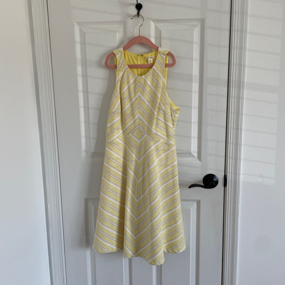 francesca's chevron striped midi dress